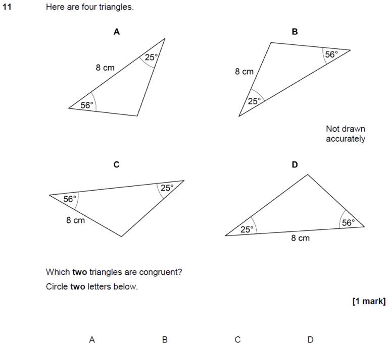 GCSE (9-1) Maths - Congruent Triangles - Past Paper Questions - Page 2 ...