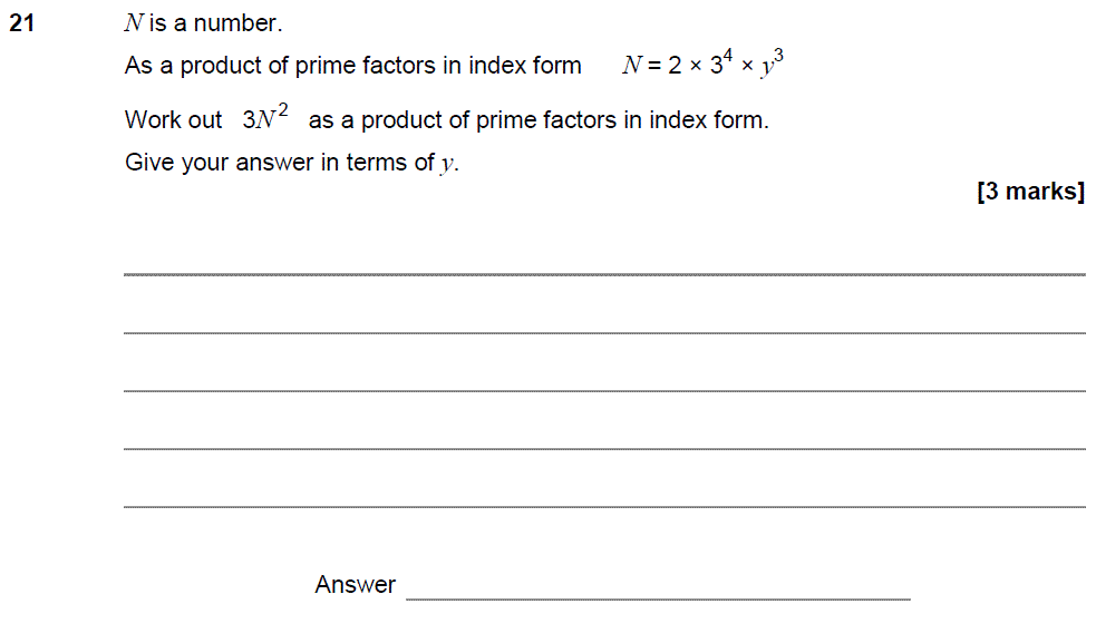 GCSE Factors, Multiples And Primes Questions And Answers