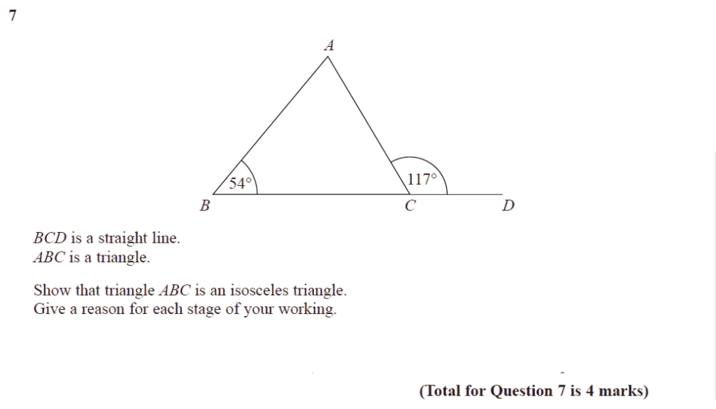 GCSE (9-1) Maths - Triangles - Past Paper Questions - Page 6 of 10 | Pi ...