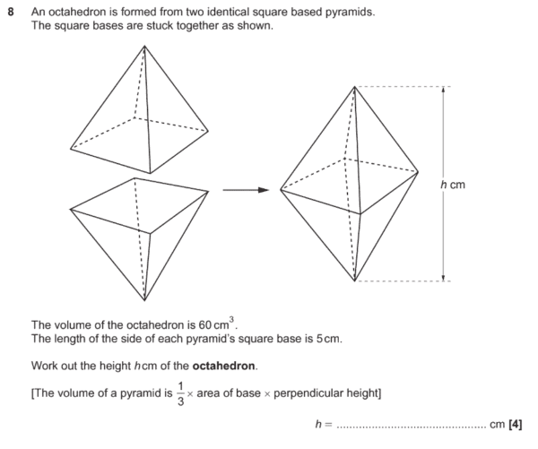 GCSE (9-1) Maths - Pyramid - Past Paper Questions | Pi Academy