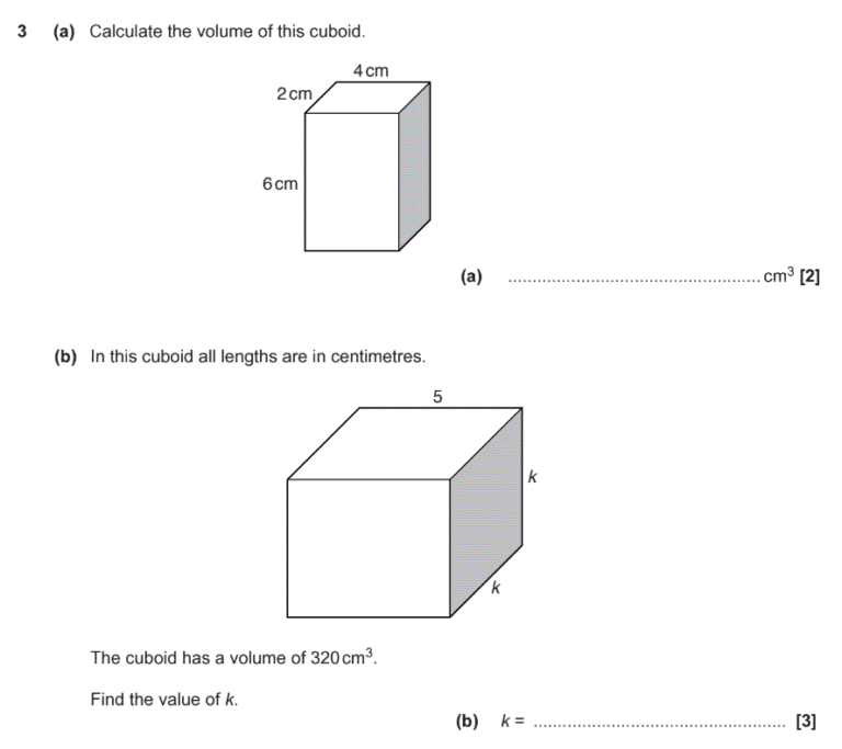 GCSE (9-1) Maths - Volume & Surface Area - Past Paper Questions - Page ...