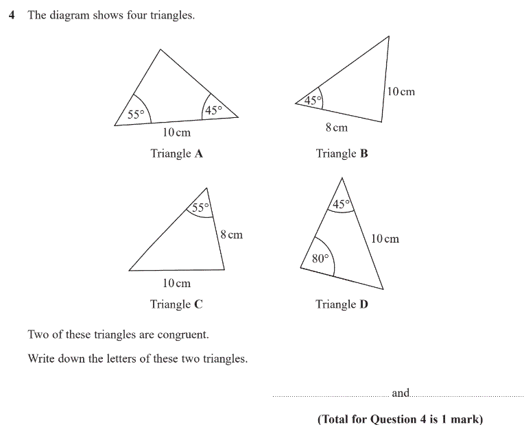 Edexcel GCSE June 2020 Higher Non-calculator Maths Past Paper 1 ...