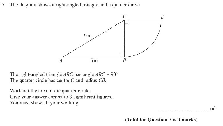 Question 08 - Edexcel GCSE Higher 2020 Past Paper 2 - Geometry and Measures,Triangles Questions By Topic
