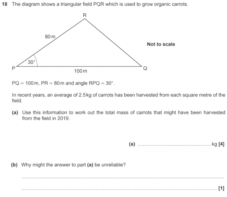 Gcse 9 1 Maths Trigonometry Angles Past Paper Questions Pi Academy 2039