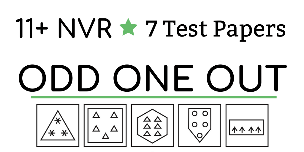 11+ Non-verbal Reasoning Odd One Out Test Papers