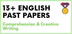 13+ English Past Papers with Answers Menu