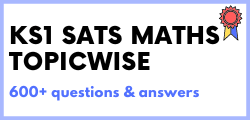 KS1 SATs Maths Topicwise Questions with Answers Menu
