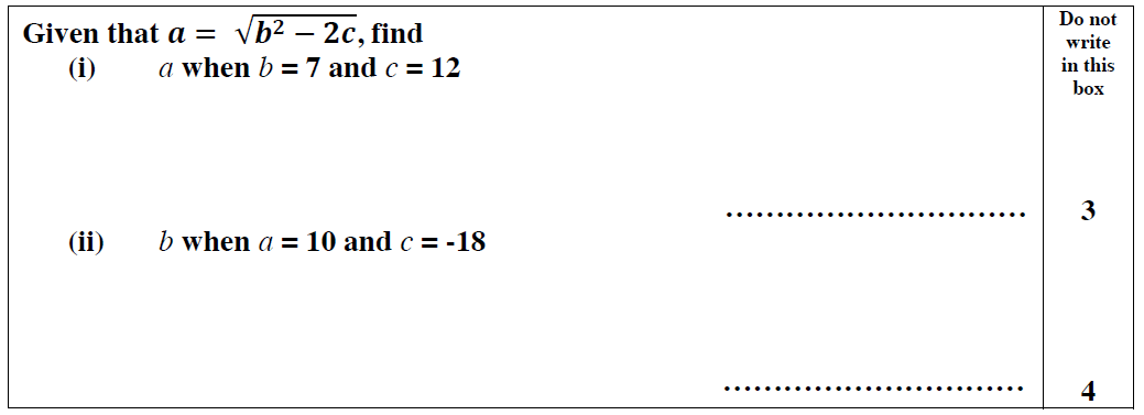 Question 01 Reigate Grammar School - 13 Plus Maths Entrance Exam 2014 - Calculator