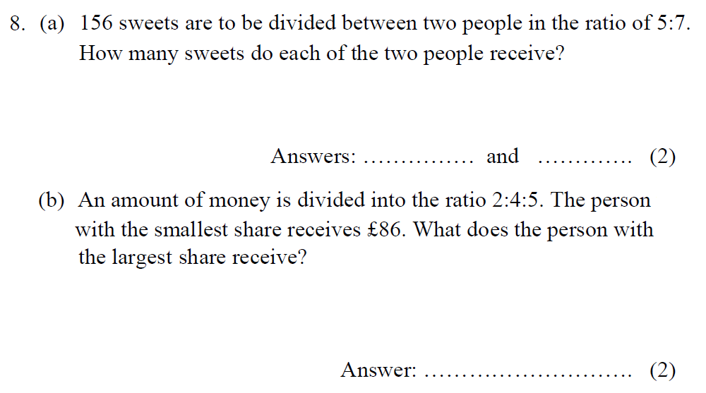 Question 17 Tonbridge School - Year 9 Maths Entrance Exam - Specimen A