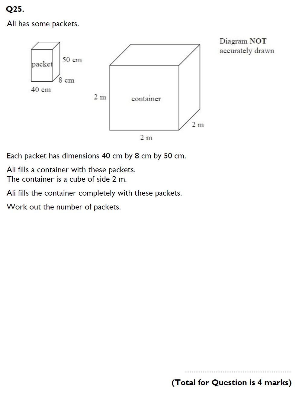 Question 32 Aldenham School - 13 Plus Maths Sample Paper