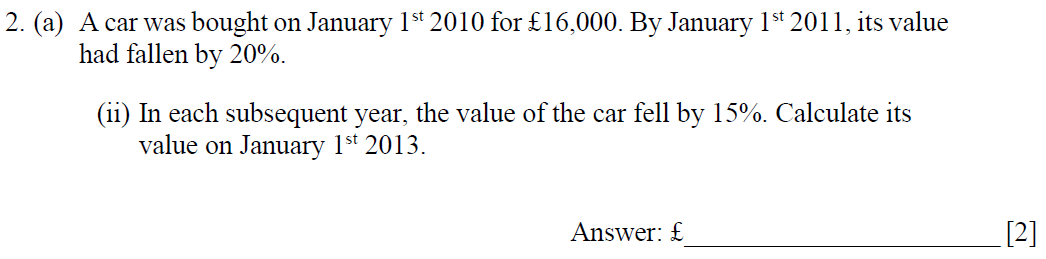 Question 03 Dulwich College - 13 Plus Maths Specimen Paper