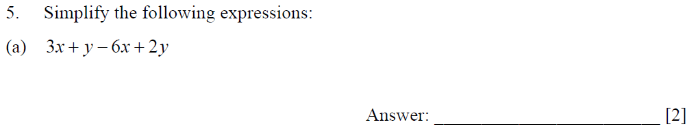Question 05 Dulwich College - 13 + Maths Sample Paper 1