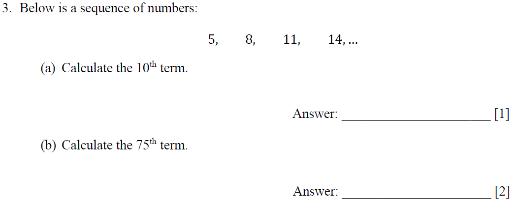 Question 05 Dulwich College - 13 Plus Maths Specimen Paper