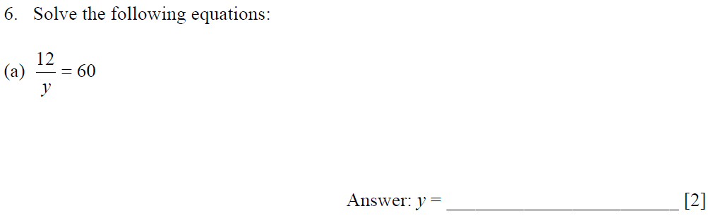 Question 09 Dulwich College - 13 + Maths Sample Paper 1