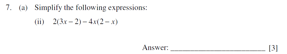 Question 09 Dulwich College - 13+ Maths Sample Paper 2