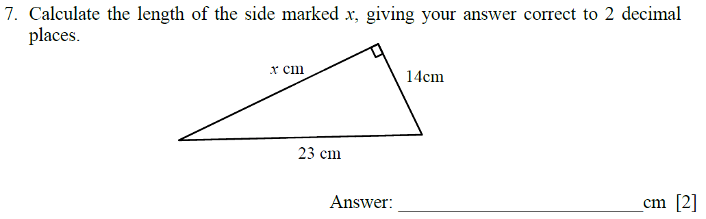 Question 14 Dulwich College - 13 Plus Maths Specimen Paper