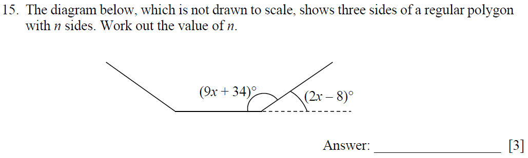Question 25 Dulwich College - 13 Plus Maths Specimen Paper