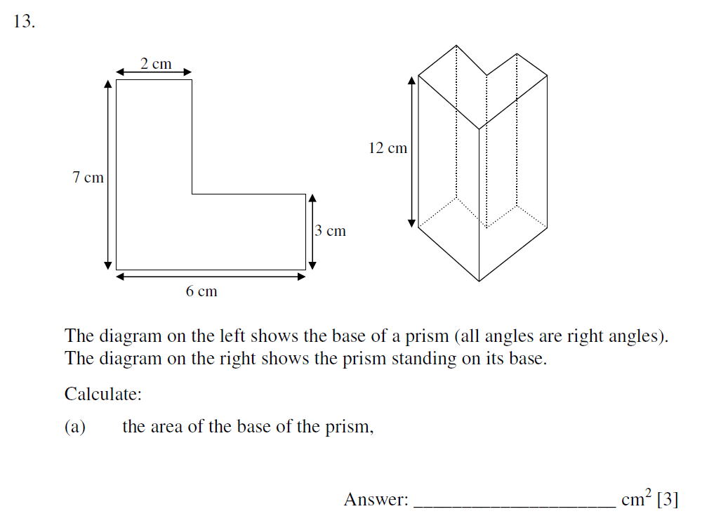 Question 27 Dulwich College - 13+ Maths Sample Paper 2