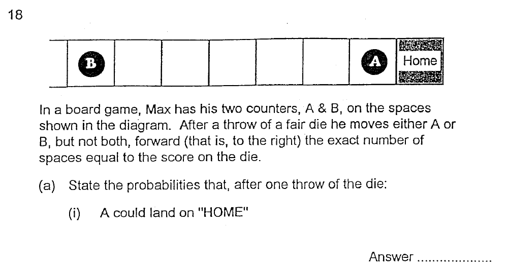 Question 31 Alleyn's School - 13 + Maths Sample Paper