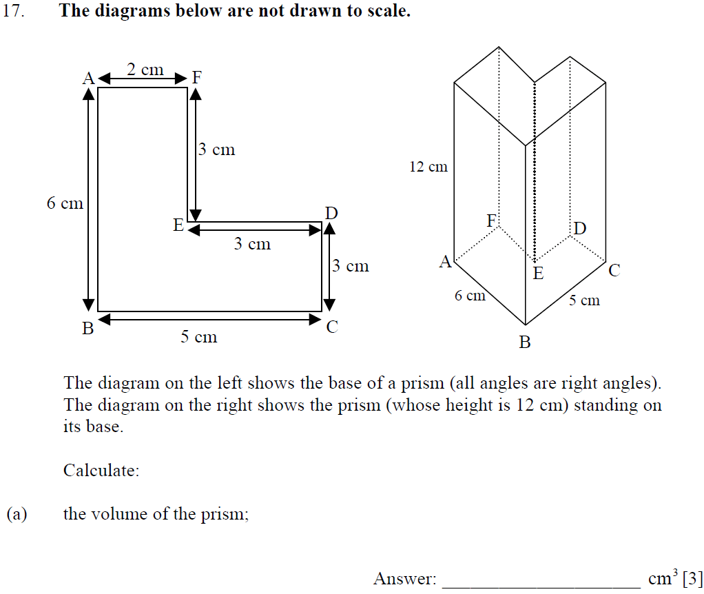 Question 34 Dulwich College - 13 + Maths Sample Paper 1