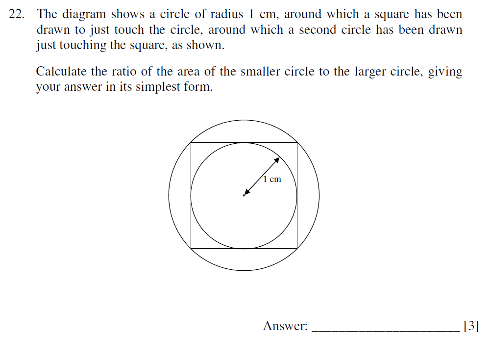 Question 41 Dulwich College - 13+ Maths Sample Paper 2
