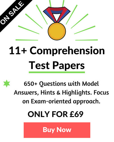 11 Plus Comprehension Test Papers Subscription Sidebar