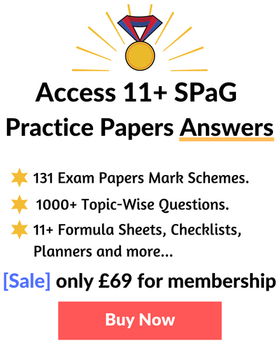 11 Plus SPaG Practice Solved Papers Sidebar