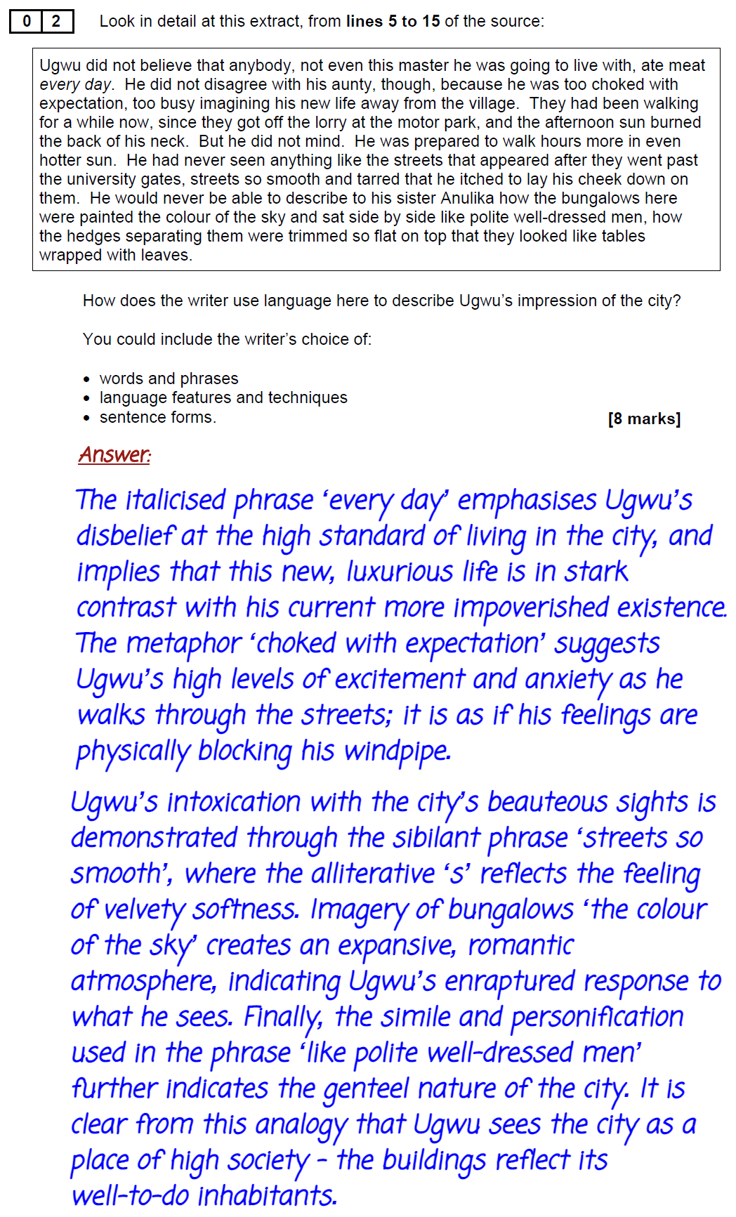 Aqa English Language Paper 1 Question 5 Model Answers - vrogue.co