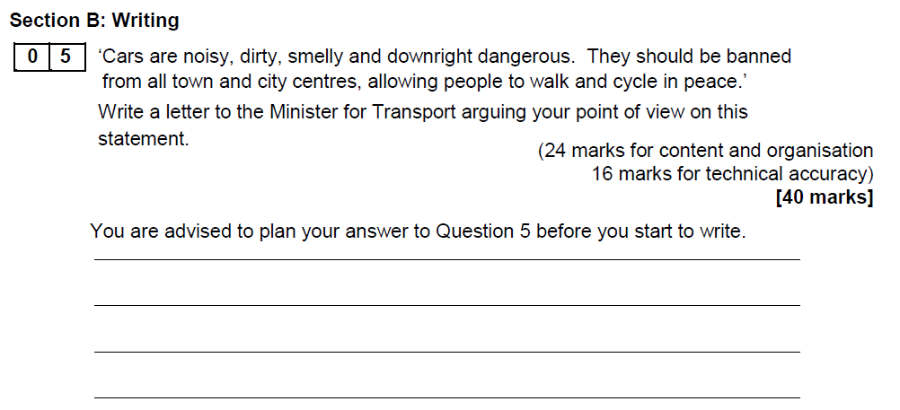 Aqa Gcse Nov English Language Past Paper Questions And Answers