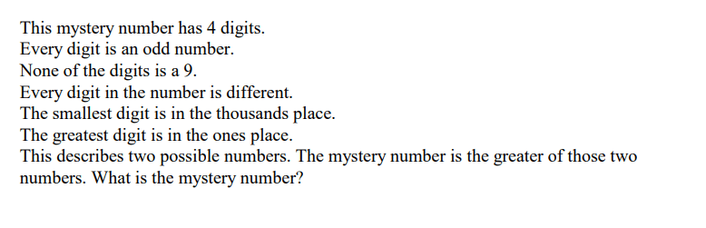 11 Plus Topicwise Article Place Value Question 05
