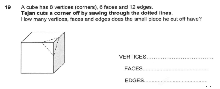 11+ Topicwise Cubes and Cuboids Article Quiz image 4