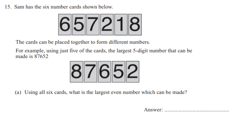 11+ Topicwise Even Numbers Article Question image 3
