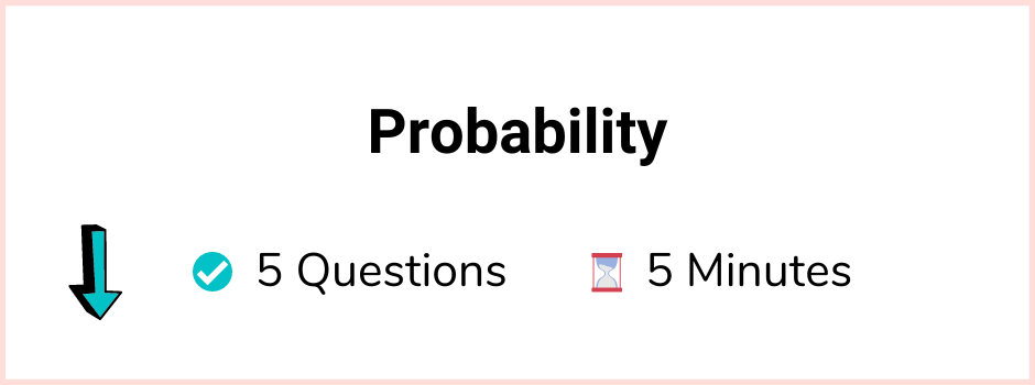 11+ Topicwise Probability Article Quiz Image