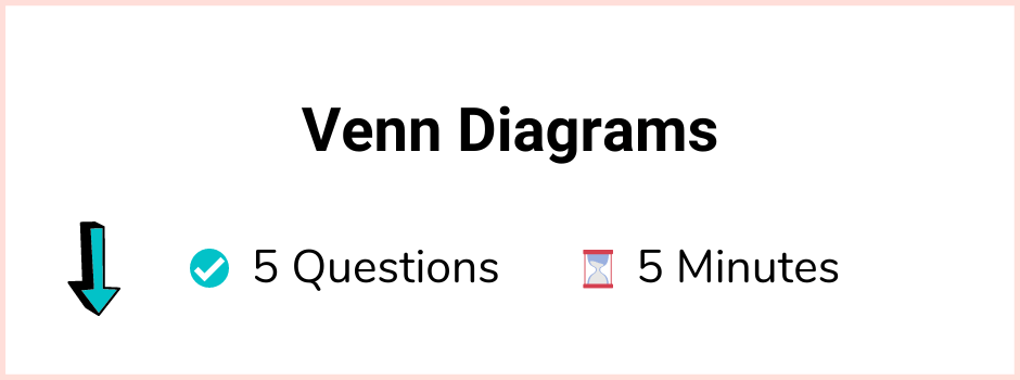 11+ Topicwise Venn Diagrams Article Quiz Image