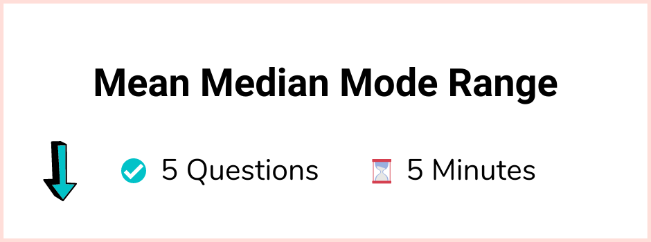 59. Mean Median Mode Range