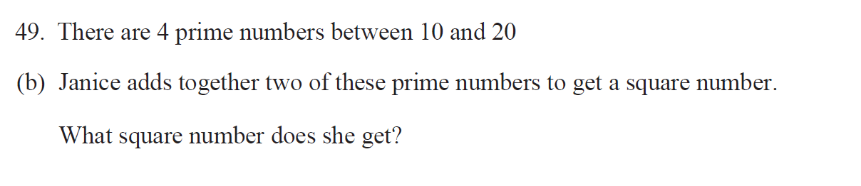 Topic wise square numbers article 7