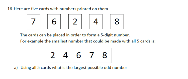 11 Plus Topicwise Odd Numbers 01