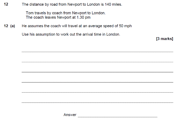 GCSE Topicwise Speed Distance Time Article Image 10