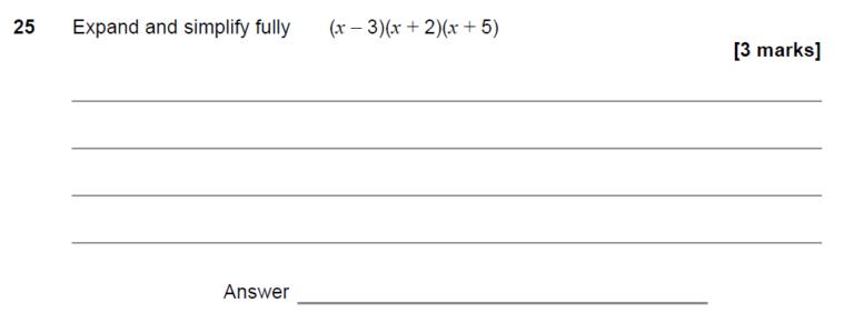 GCSE (9-1) Maths - Expanding Brackets - Past Paper Questions | Pi Academy