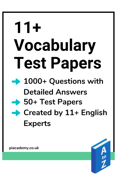 11 Plus Vocabulary Test Papers Product Image