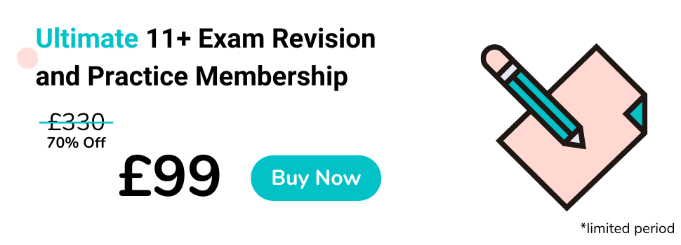 11+ Revision and Practice Papers Top Advert Card
