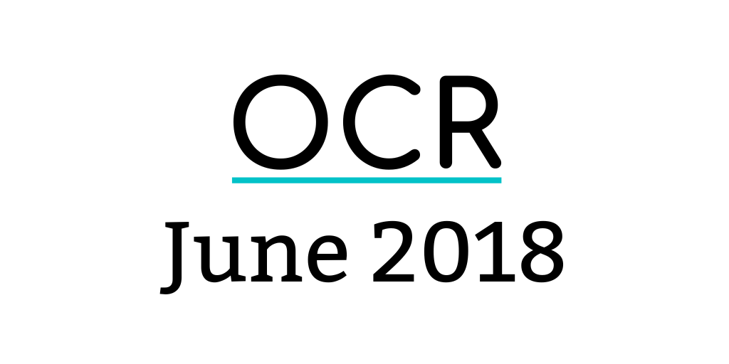 GCSE OCR June 2018 Maths Past Papers