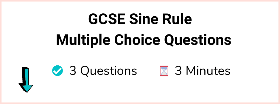 GCSE Sine Rule Quiz Banner