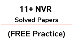 11 Plus NVR Solved Paper Free Practice