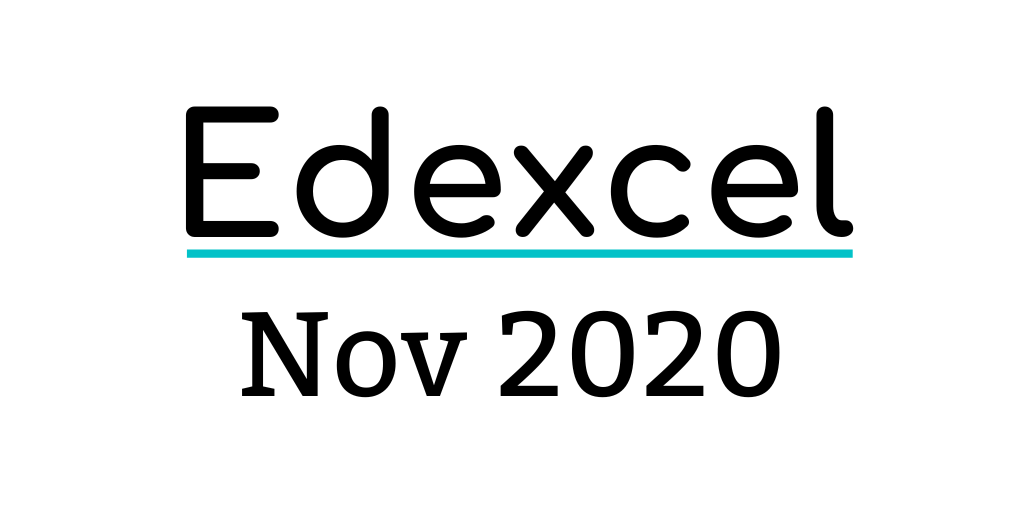 GCSE Edexcel Nov 2020 English Past Papers