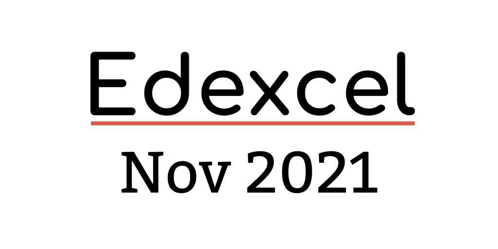 GCSE Edexcel Nov 2021 English Past Papers
