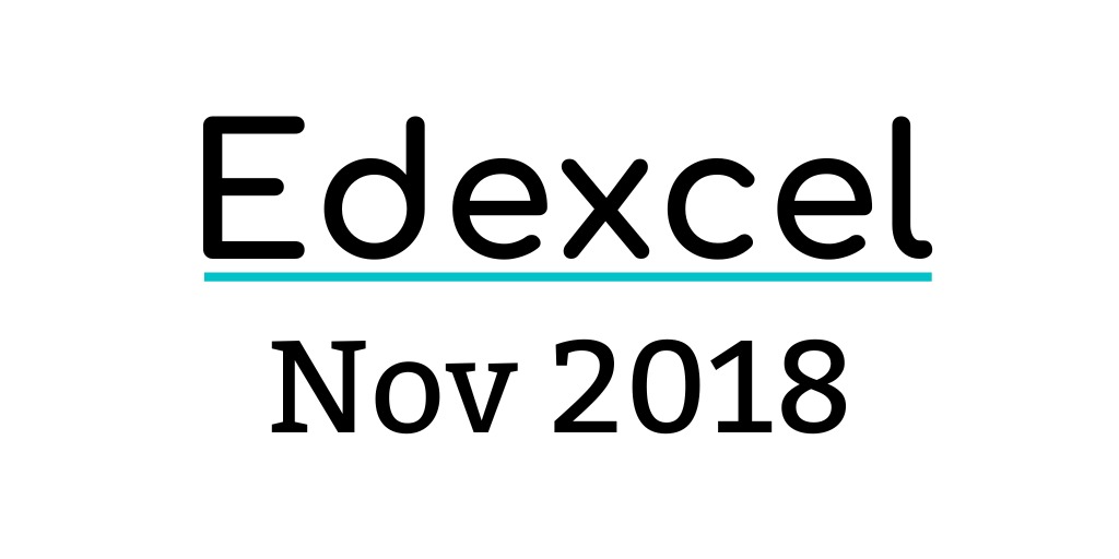 GCSE Edexcel November 2018 English Past Papers