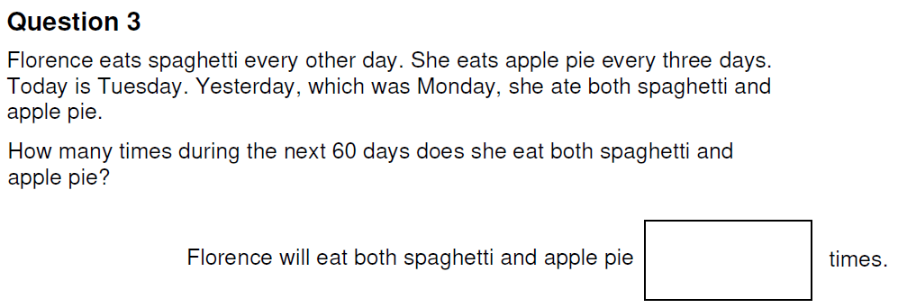 Question 03-Highgate School 11 Plus Maths Sample Paper D