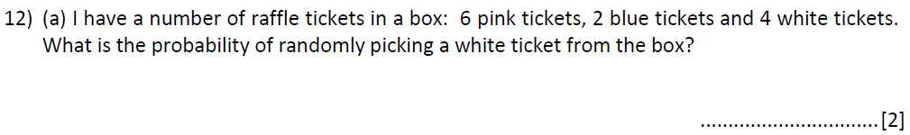 Question 12-Reigate Grammar 11 Plus Maths Entrance Examination 2021