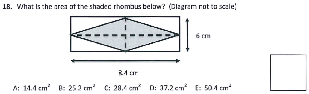 Question 18-Latymer Upper School 11 Maths Sample Paper 1 2021